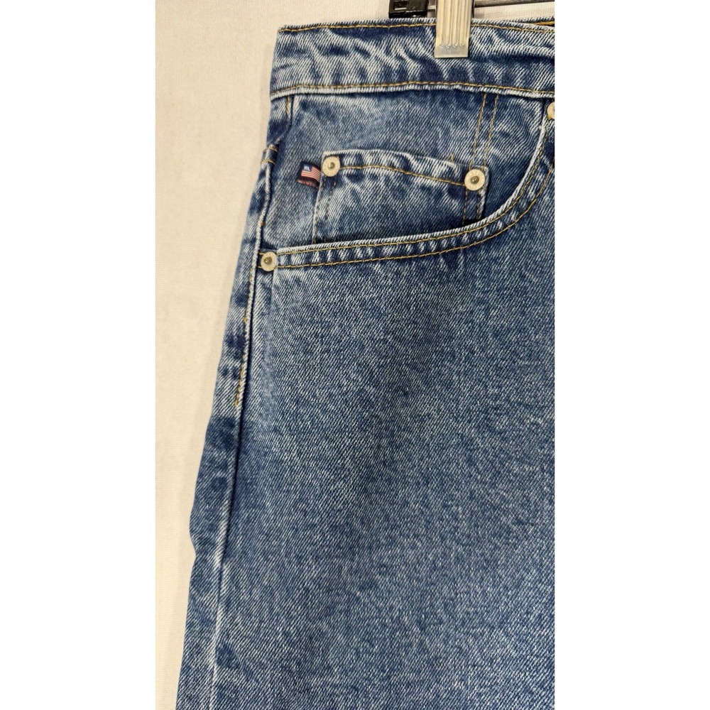 ralph lauren RL Medium Wash Blue Jeans True Size 36x30 Baggy Fit Denim Pants - Picture 10 of 13